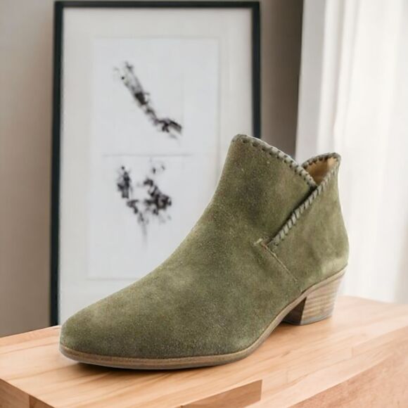 Jack Rogers Sadie Olive Green Boots 8 1/2 - Picture 1 of 7